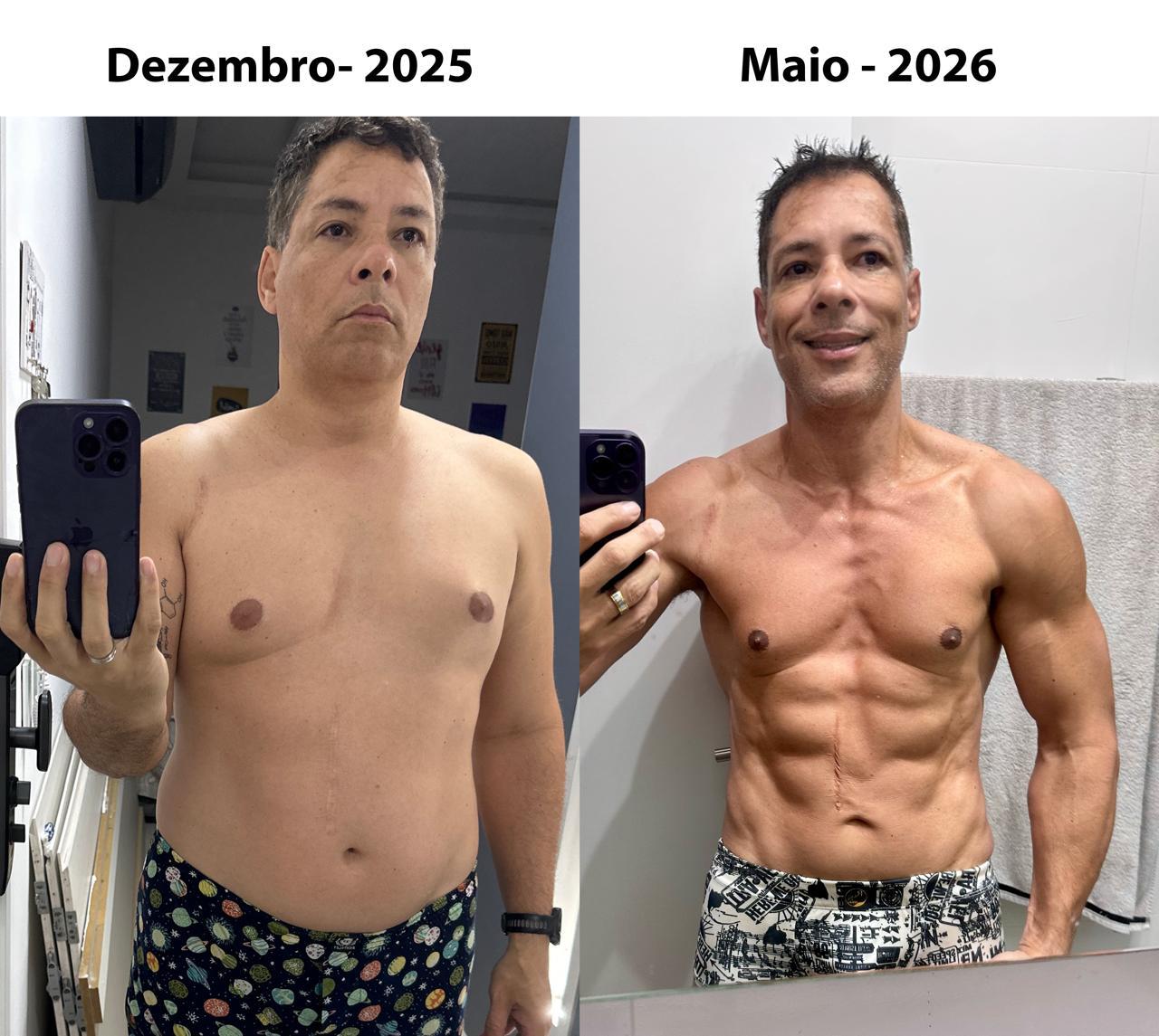 Transformação Leo - Treino + Nutrição